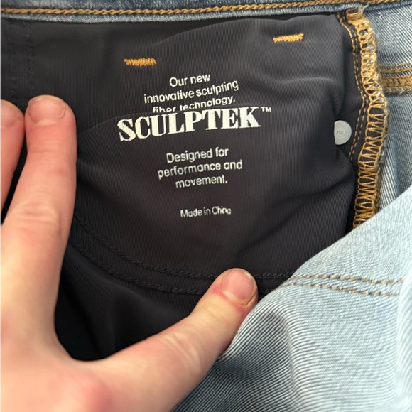 Athleta SCULPTEK™ SKINNY JEAN AZURE WASH Size 6. - Picture 8 of 8